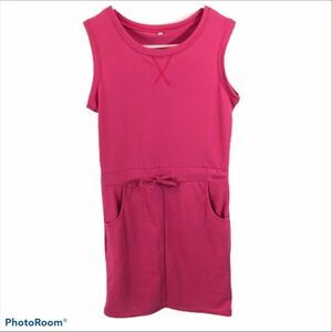 Ladies Casual Pink Sleeveless‎ Dress Unbranded Sm